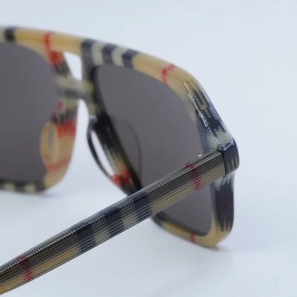 Burberry Kids JB4340 377873 Sunglasses Vintage Check Frame, Dark Brown Lenses